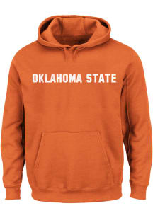 Oklahoma State Cowboys Mens Orange Pigment Big and Tall Hooded Sweatshirt
