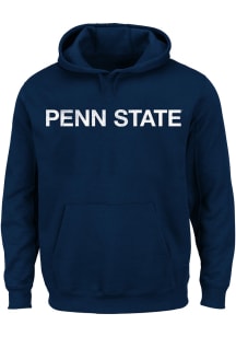 Penn State Nittany Lions Mens Navy Blue Pigment Big and Tall Hooded Sweatshirt