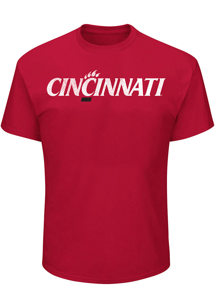 Cincinnati Bearcats Mens Red Pigment Big and Tall T-Shirt