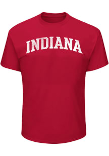 Indiana Hoosiers Mens Cardinal Pigment Big and Tall T-Shirt