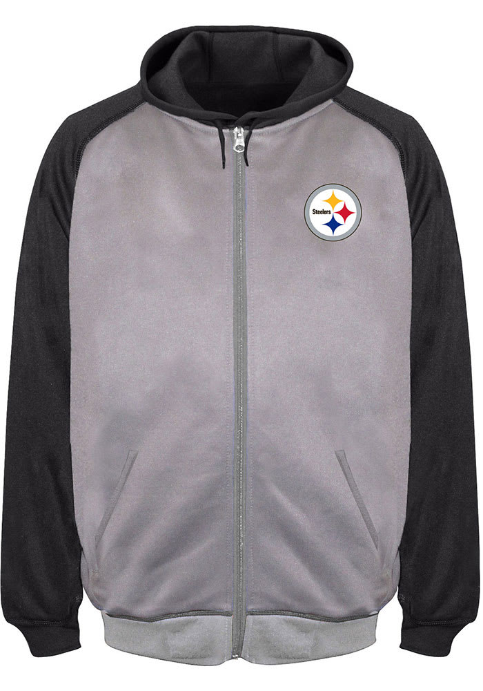 NFL team apparel Pittsburgh Steelers men’s polo 3XT Black