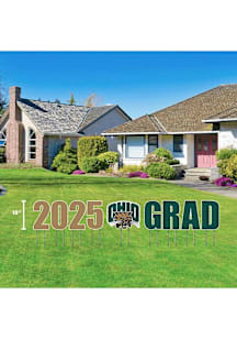 Ohio Bobcats 2025 Grad Yard Sign - Green