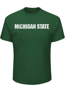 Michigan State Spartans Mens Green Pigment Big and Tall T-Shirt