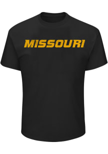 Missouri Tigers Mens Black Pigment Big and Tall T-Shirt