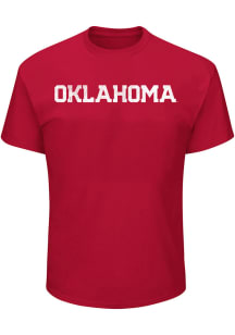 Oklahoma Sooners Mens Cardinal Pigment Big and Tall T-Shirt