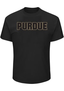 Purdue Boilermakers Mens Black Pigment Big and Tall T-Shirt