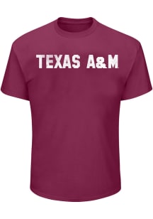 Texas A&amp;M Aggies Mens Maroon Pigment Big and Tall T-Shirt