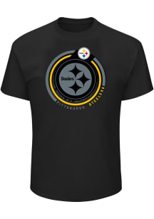 Pittsburgh Steelers Mens Black Pop Tee Big and Tall T-Shirt