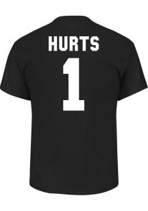 Jalen Hurts Philadelphia Eagles Mens Name and Number Big and Tall Player Tee - Black