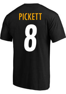 Kenny Pickett Pittsburgh Steelers Mens Name And Number Big and Tall Player Tee - Black