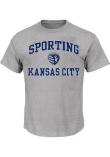 Sporting Kansas City Mens Grey HEART AND SOUL Big and Tall T-Shirt