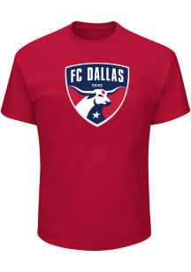 FC Dallas Mens Red LOGO Big and Tall T-Shirt