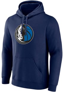 Dallas Mavericks Mens Navy Blue LOGO Big and Tall Hooded Sweatshirt