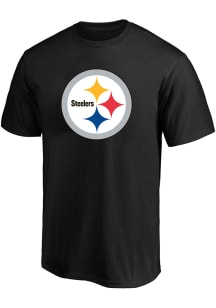 Pittsburgh Steelers Mens Black SCREEN Big and Tall T-Shirt