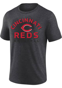 Cincinnati Reds Mens Grey Wonderment Big and Tall T-Shirt