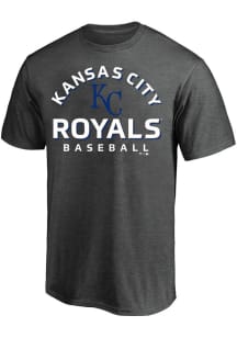 Kansas City Royals Mens Grey Wonderment Big and Tall T-Shirt