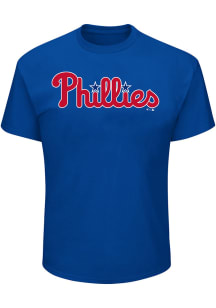 Philadelphia Phillies Mens Red Pigment Big and Tall T-Shirt