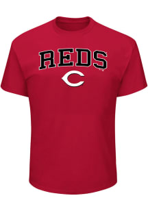 Cincinnati Reds Mens Red Arch Name Big and Tall T-Shirt