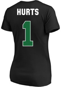 Jalen Hurts Philadelphia Eagles Womens Black Player Player T-Shirt