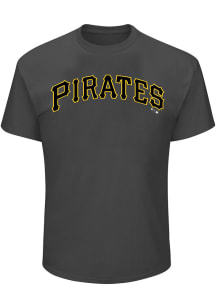 Pittsburgh Pirates Mens Black Pigment Big and Tall T-Shirt