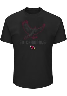 Arizona Cardinals Mens Black Pop Tee Big and Tall T-Shirt