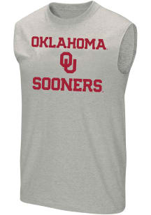 Oklahoma Sooners Mens Grey Number 1 Big and Tall T-Shirt