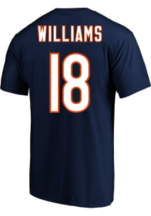 Caleb Williams Chicago Bears Mens Name And Number Big and Tall Player Tee - Navy Blue