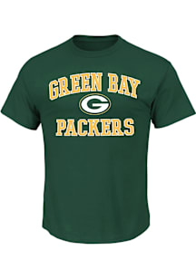 Green Bay Packers Mens Green Heart and Soul Big and Tall T-Shirt
