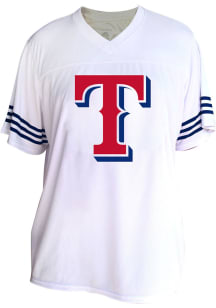 Texas Rangers Womens Contrast Fashion Baseball Jersey - Blue