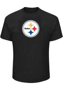 Pittsburgh Steelers Mens Black Primary Logo Big and Tall T-Shirt