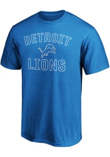 Detroit Lions Mens Blue Victory Arch Big and Tall T-Shirt
