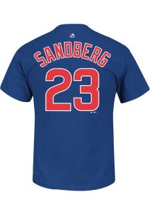 Ryne Sandberg Chicago Cubs Mens Player Big and Tall Player Tee - Blue