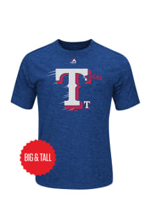 Texas Rangers Mens Blue Far Beyond Big and Tall T-Shirt