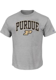 Purdue Boilermakers Arch Mascot Big and Tall T-Shirt - Grey