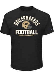 Purdue Boilermakers Football Big and Tall T-Shirt - Black