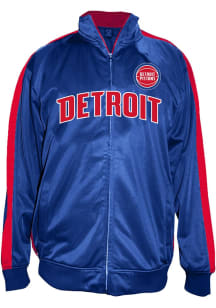 Detroit Pistons Mens Blue Big and Tall Jacket