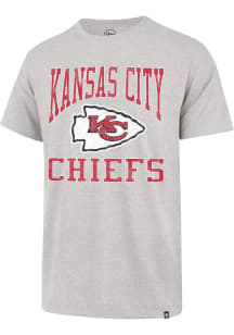 Kansas City Chiefs Mens Grey Big Ups Big and Tall T-Shirt