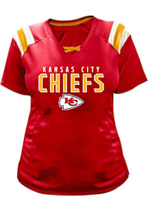 Kansas City Chiefs Womens Mesh Fashion Football Jersey - Red