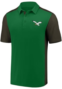 Philadelphia Eagles Kelly Green Contrast Big and Tall Polo