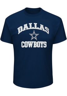 Dallas Cowboys Mens Navy Blue Heart and Soul Big and Tall T-Shirt