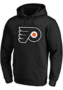 Philadelphia Flyers Mens Black Logo Big and Tall Hooded Sweatshirt