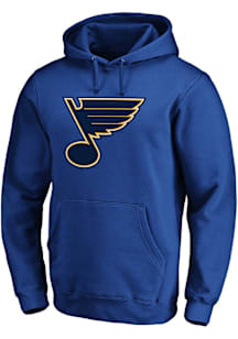 St Louis Blues Mens Blue Logo Big and Tall Hooded Sweatshirt