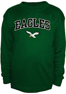 Philadelphia Eagles Mens Kelly Green Thermal Big and Tall Long Sleeve T-Shirt