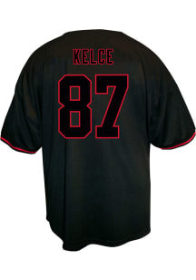 Travis Kelce Kansas City Chiefs Profile Black Pop Jersey Big and Tall