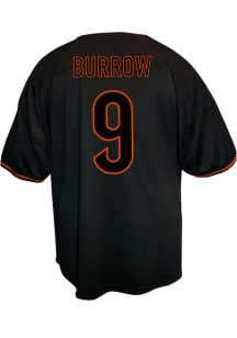 Joe Burrow Cincinnati Bengals Profile Black Pop Jersey Big and Tall