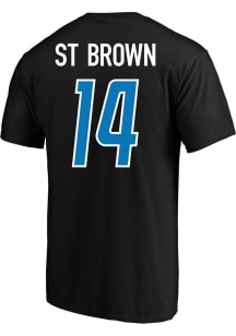 Amon-Ra St. Brown Detroit Lions Mens Alt Big and Tall Player Tee - Black