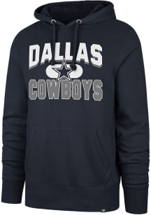 Dallas Cowboys Mens Navy Blue Counter Strike Big and Tall Hooded Sweatshirt