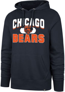 Chicago Bears Mens Navy Blue Counter Strike Big and Tall Hooded Sweatshirt