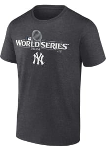 New York Yankees Mens Navy Blue 2024 World Series Participant Big and Tall T-Shirt