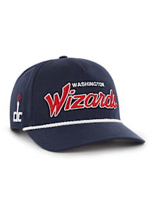 47 Washington Wizards Crosstown Script Hitch Adjustable Hat - Navy Blue